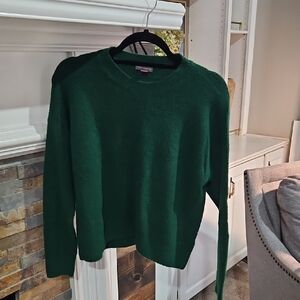 Vince Comuto Deep Green Crew Neck Sweater